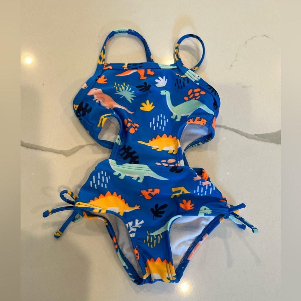 Cute Dino print 12 month swimsuit